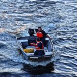 First responders continued their search throughout the night into the morning for a missing six-year-old boy on the Merrimack River. (Photo courtesy Newburyport Firefighter Michael Kent)