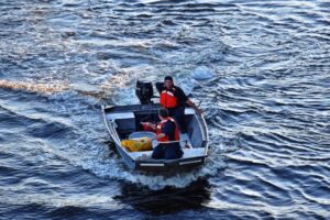 First responders continued their search throughout the night into the morning for a missing six-year-old boy on the Merrimack River. (Photo courtesy Newburyport Firefighter Michael Kent)