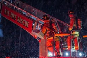 Rye Fire Department battles 2 alarm house fire 12/11/22